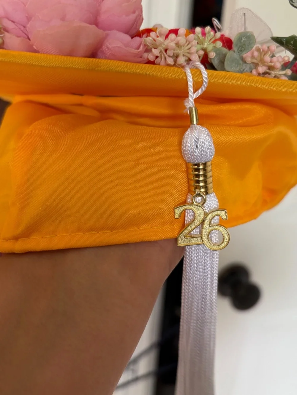 Jostens Youth Floral Graduation Cap